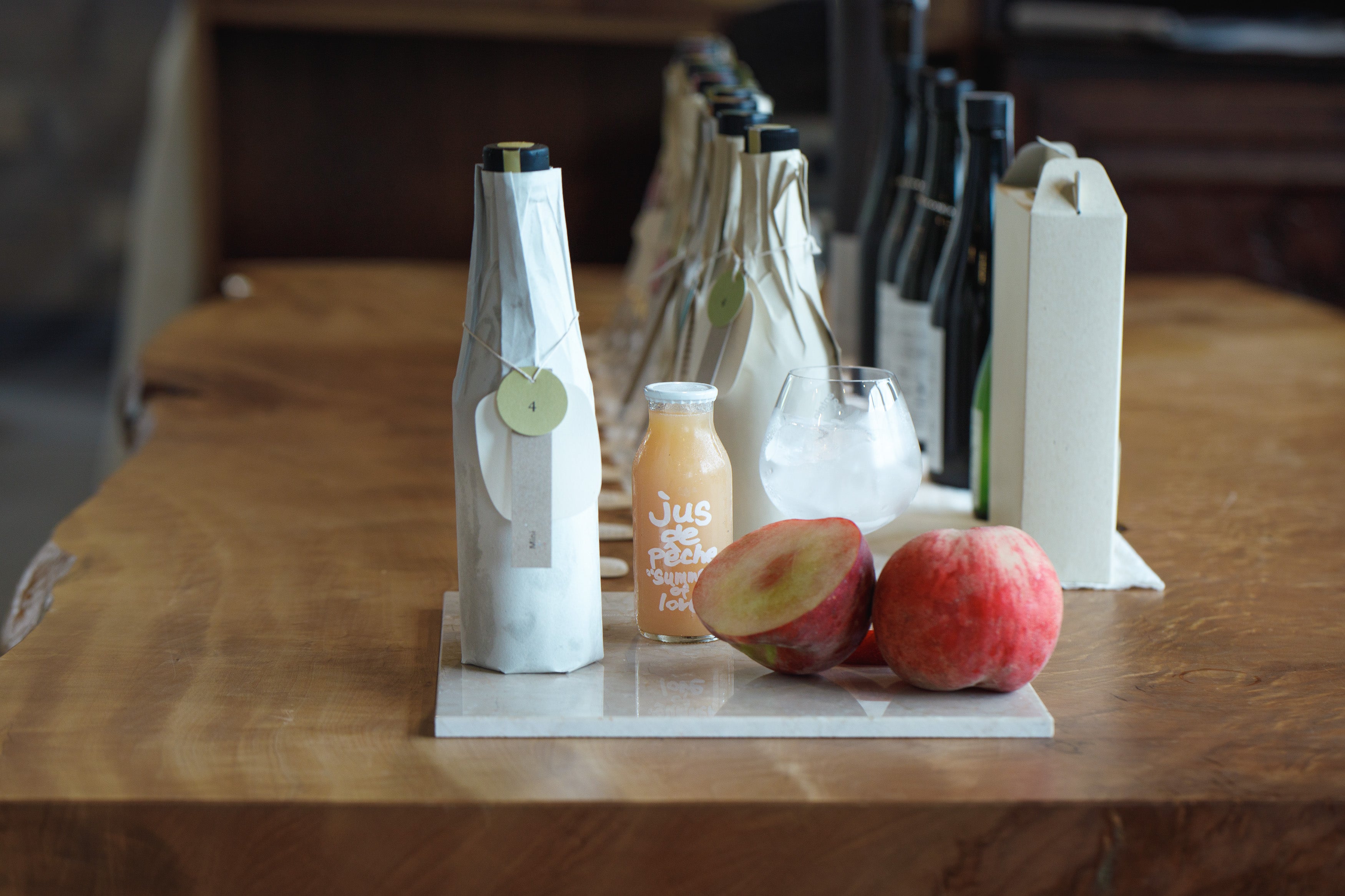 【限定30セット】自宅で簡単、ミードカクテルセット〈SANAGI 4 - Mini、桃ジュース〉