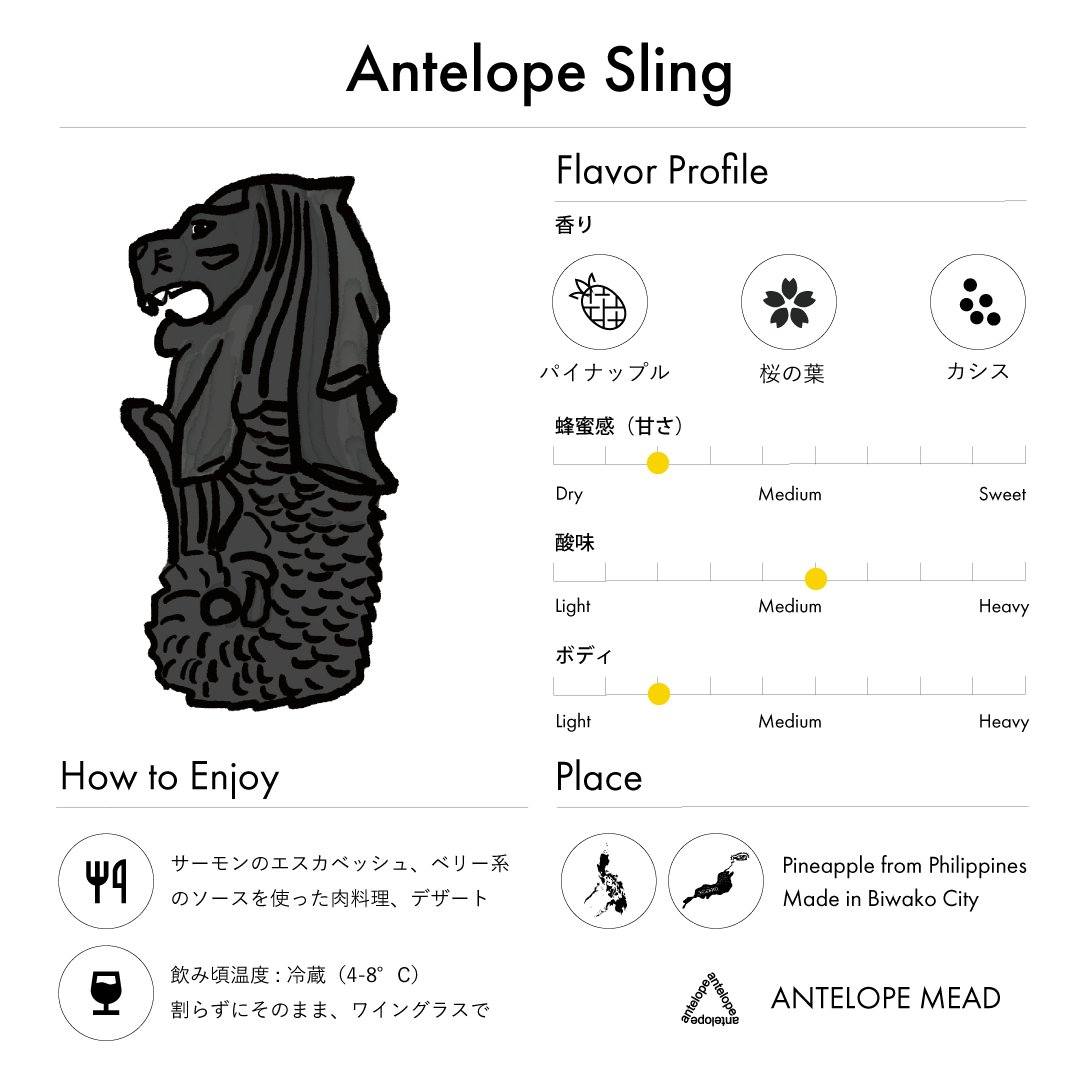 Antelope Sling / パイナップルとチェリーのミード