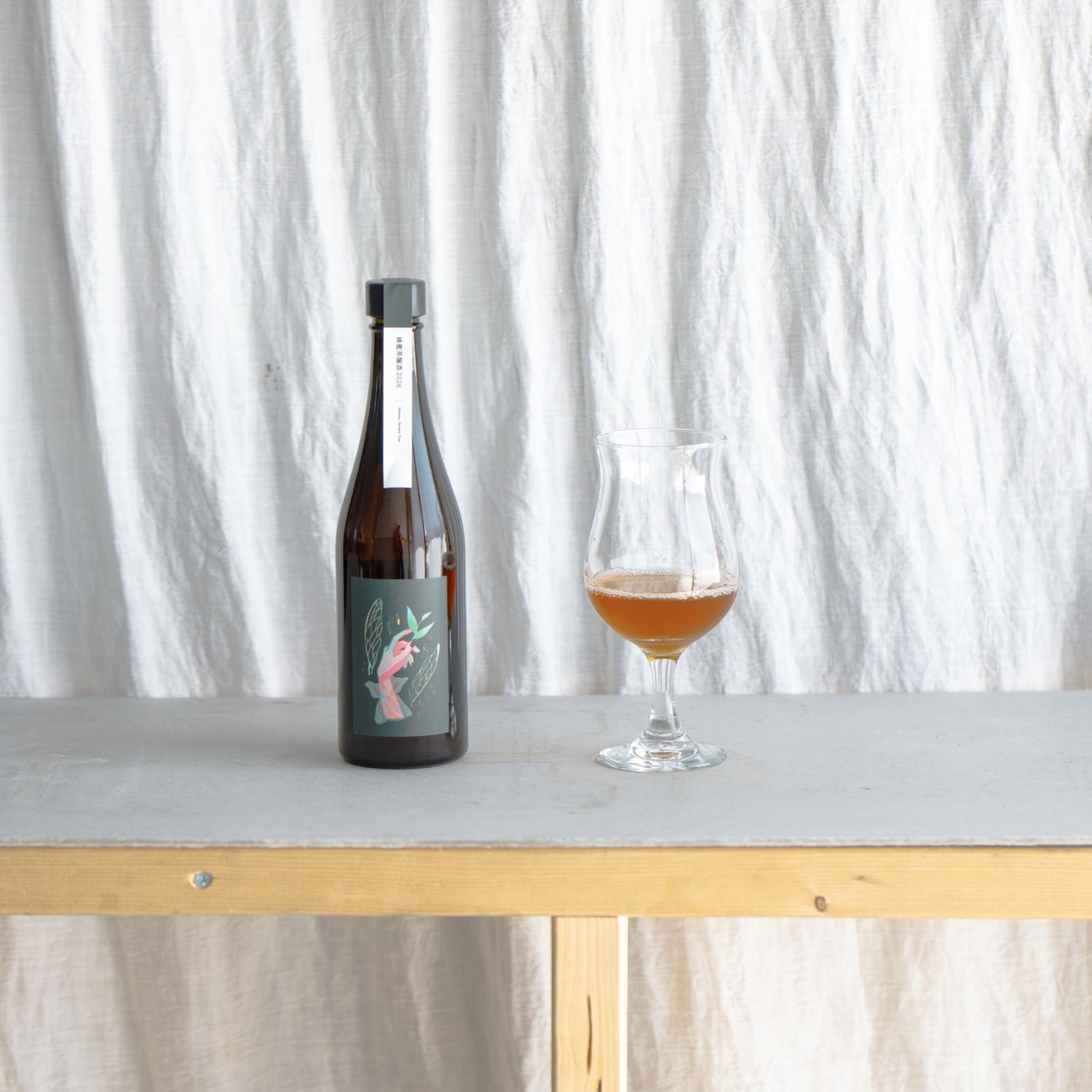 蜂蜜茶醸酒2026 / お茶の自然発酵ミード