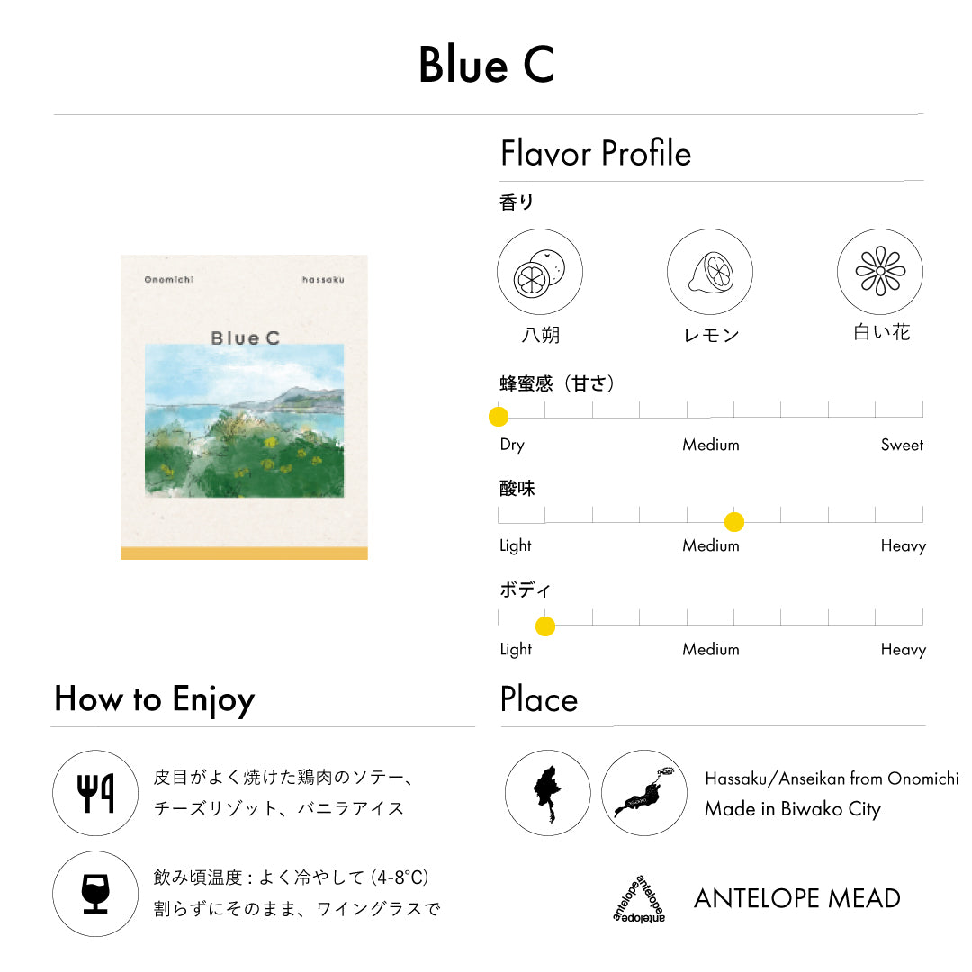 【NEW】Blue C 2025 | 尾道産の八朔と安政柑のミード