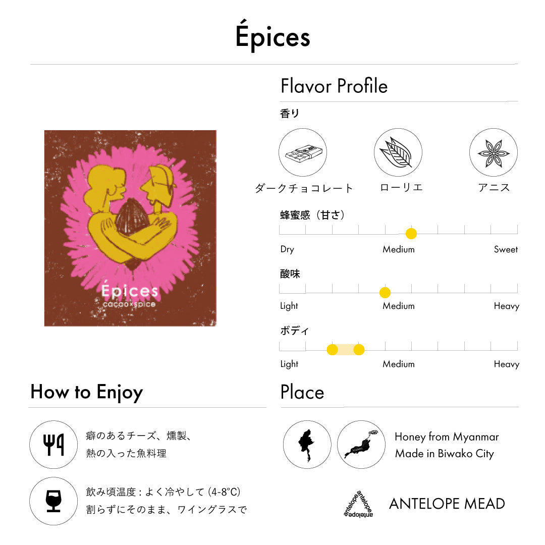 Épices | チョコとスターアニスとローリエのミード