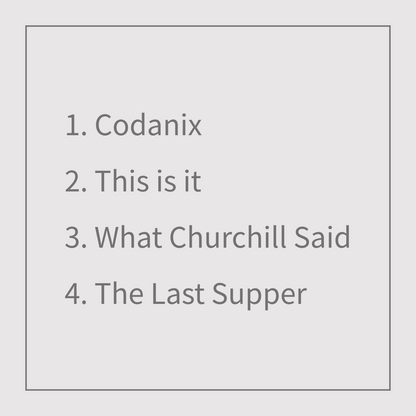 定番商品 + ONE - &quot;Codanix&quot;