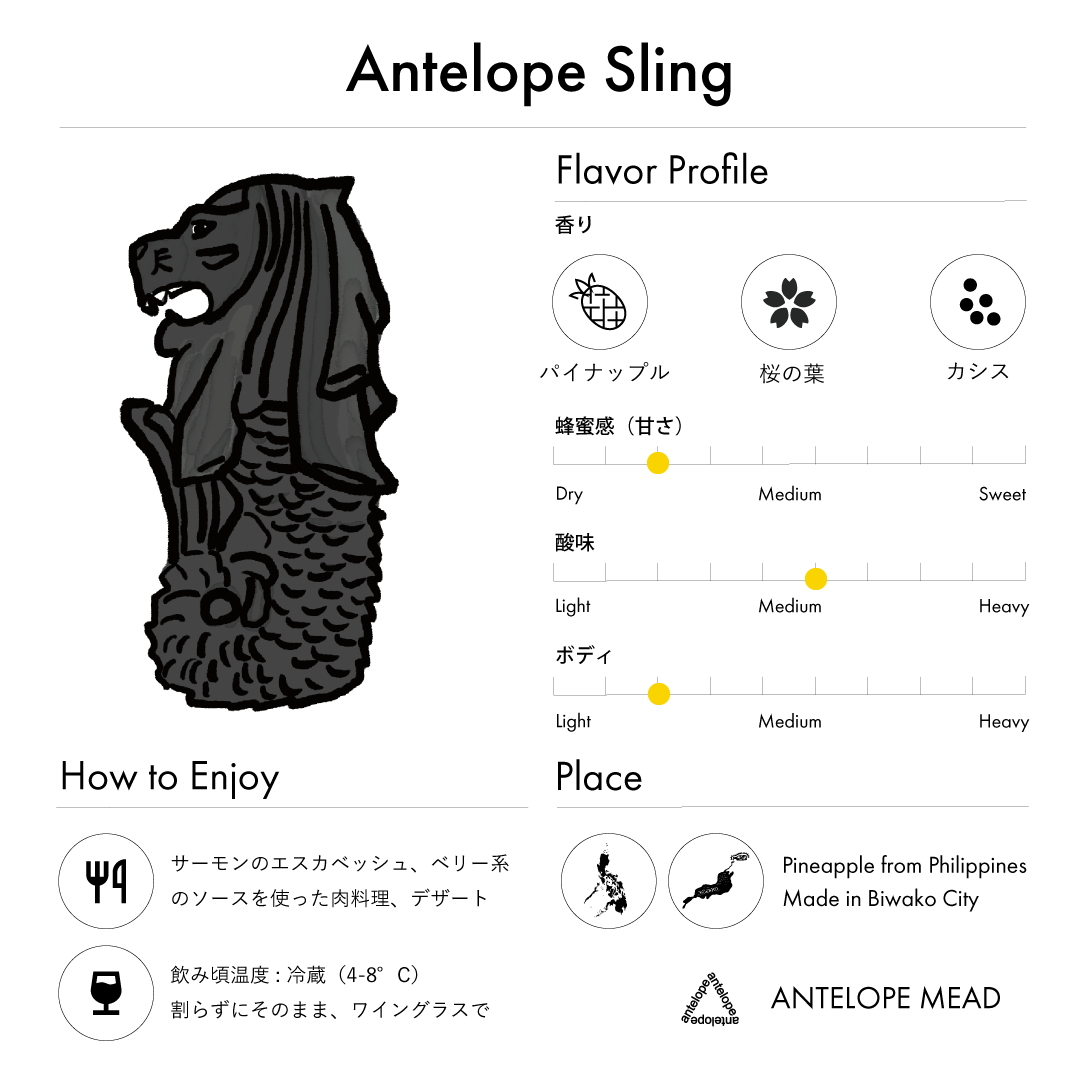 Antelope Sling | パイナップルとチェリーのミード