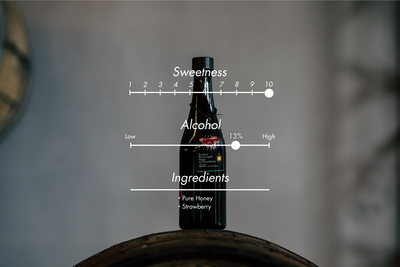 スペックシート_バーボンバレルで熟成させたいちごのミード | DEEPSEEK - Strawberry -