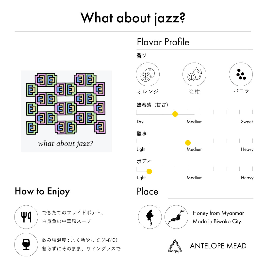 【NEW】What About Jazz? | 金柑とホップのミード