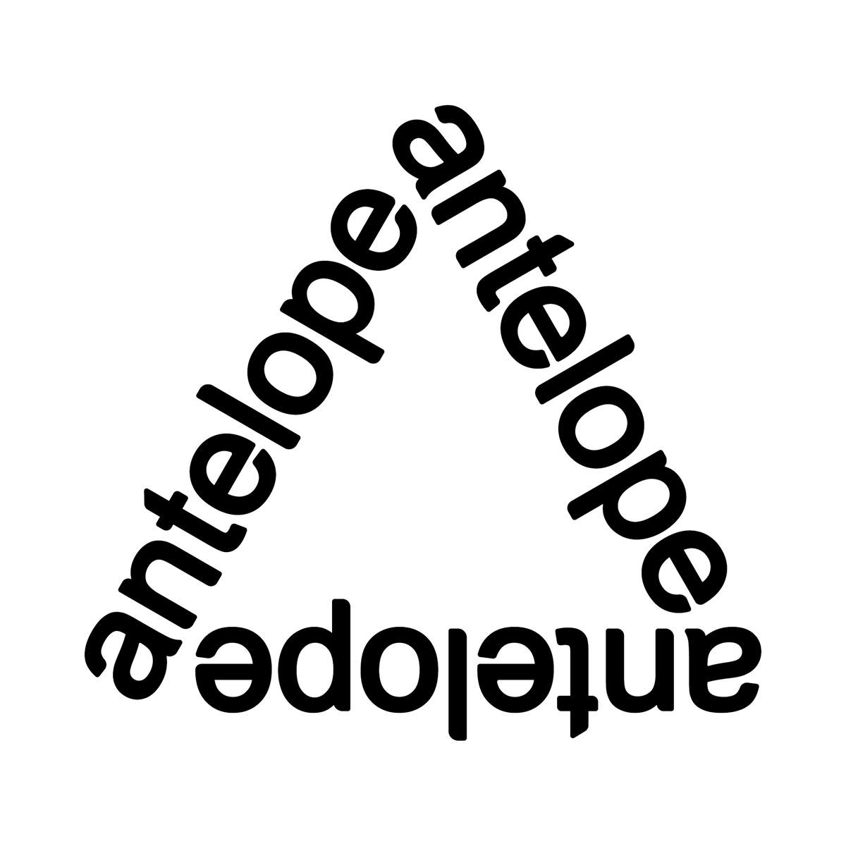 ANTELOPE ロゴ（黒）