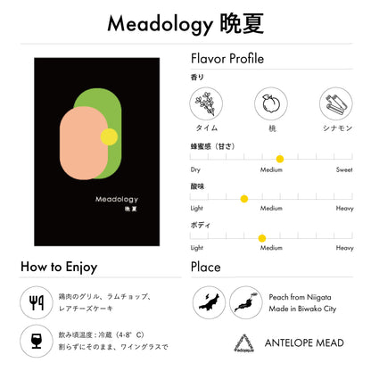 【Coming Soon!】Meadology - 晩夏 | 桃とタイムのミード